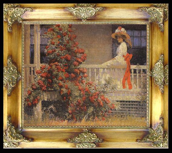 framed  Philip Leslie Hale THe Crimson Rambler, Ta039